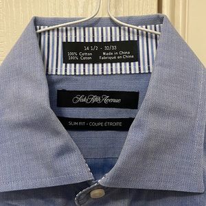 Saks Fifth Avenue Slim Fit Dress Shirt